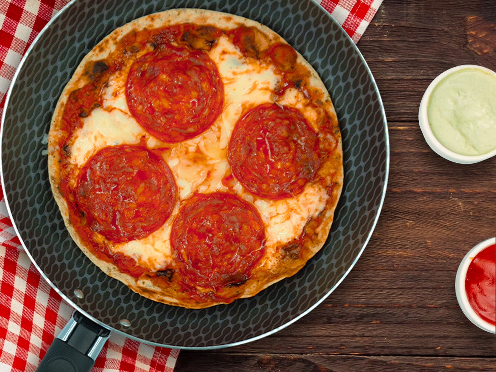 Pizzeta con Peperoni