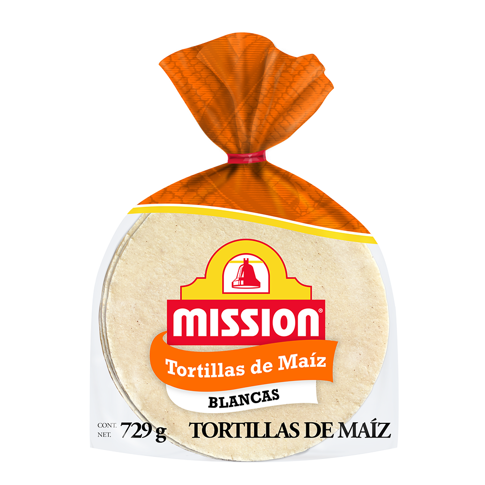 Mission® Tortillas de Maíz Blancas 729g