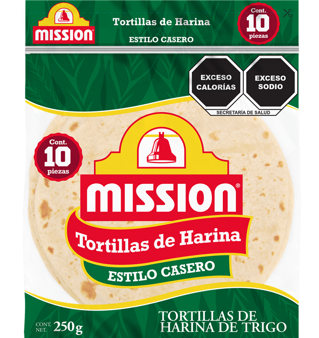 Mission® Tortillas de Harina de Trigo Estilo Casero 10pz