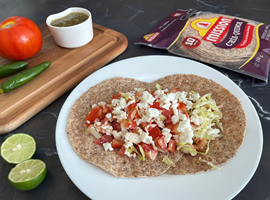 Rollos de ensalada con Queso fresco