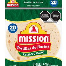 Mission® Tortillas de Harina de Trigo Estilo Casero 20pz