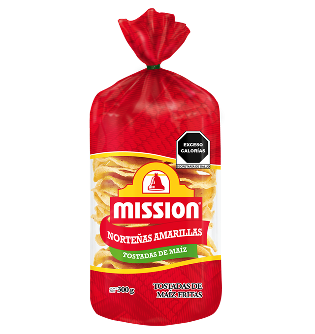Mission® Tostadas de Maíz Norteñas Amarillas 300g
