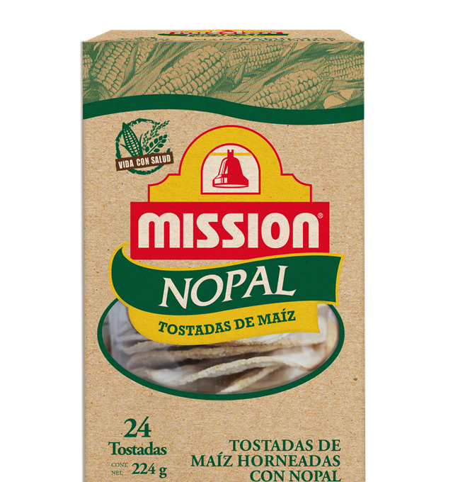 403900 RENDER TOSTADAS MISSION HORNEADAS NOPAL 224 G