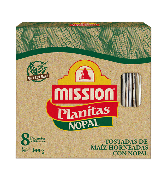 Mission® Planitas Nopal 8Pack 144g