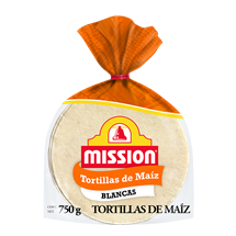 Mission® Tortillas de Maíz Blancas 750g